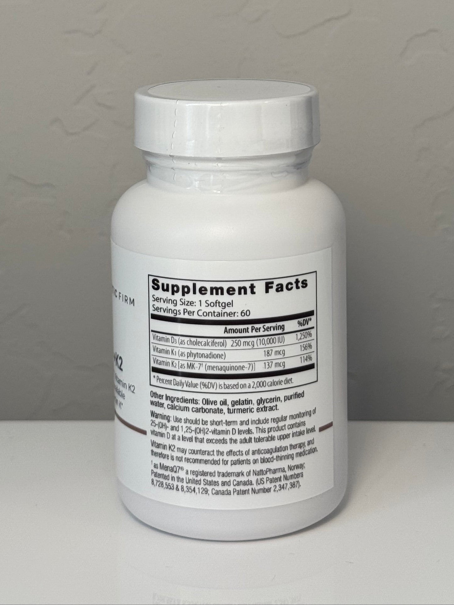 Vitamin D3 10,000 IU + K2