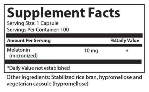 Melatonin SR 10mg